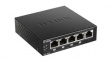 DGS-1005P/E PoE Switch, Unmanaged, 1Gbps, 60W, RJ45 Ports 5, PoE Ports 4