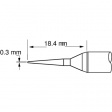 SFV-CNL03AR Soldering Tip Conical / Narrow / Long Reach 390 °C