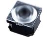 CA11355 LAURA-M Линза для LED; квадратная; прозрачный; 15?34°; Цвет: черный