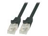 CP2043U Patch cord; U/UTP; 6; многопров; CCA; ПВХ; черный; 1,5м