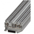 3031128 ST 1,5-TWIN feed-through terminal block, 0.08...1.5 mm2 500 vac 17.5 a grey