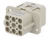 09120083101, Разъем: HDC; "мама"; Han Q; PIN:8; Compact; обжим, Harting