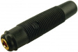 KUN 30 AU SCHWARZ / BLACK Socket diam. 4 mm Black CAT I