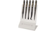 5-180 ESD Plastic Tweezers Set, 5pcs, Fine/Very Fine/Flat/Curved