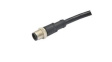 M12A-17BMMM-SL8B02 M12 Straight Plug Sensor Cable, 17 Poles, A-Coded,