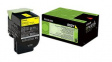 80C20Y0 Toner Cartridge, 1000 Sheets, Yellow
