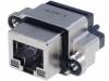 MRJR-5480-0F, Гнездо; RJ45; со LED; UL94V-0; IP68; THT; на панель; прямой, Amphenol