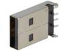 2410 07, Вилка; USB A; на плату; SMT; PIN:4; горизонтальный; V: USB 2.0, Lumberg Automation (Belden brand)