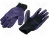 KC-GLOVES-F/11 Защитные перчатки; Размер:11; багровый