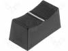 CS1 TYPE B BLACK, Ручка: движок; Цвет: черный; 23x11x11мм; Мат-л: пластмасса, Cliff