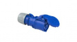 213-6V CEE Socket SHARK 3P 2.5mm² 16A IP44 230V Blue/White