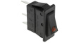 C5503PLLAA ROCKER; 2; SPST; ON-OFF; 16A/250ВAC; Выводы: коннекторы 6,3x0,8мм