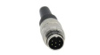 RND 205-01402 Mini Connector Plug 6 Contacts, 5A, 250V, IP67