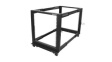 4POSTRACK12U 12U Server Rack With Steel 4-Post Frame in Black