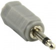 BAP334 Headphone adapter Jack plug, mono male 3.5 mm - jack coupling, mono female 3.5 m
