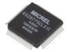 KSZ8775CLXIC, IC: ethernet switch; 10/100Base-T; MDC,MDI,MDI-X,MDIO,MII,RMII, Microchip