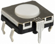 B3W-4100 Микропереключатель; 1; SPST-NO; 0,05A/24ВDC; THT; 1,96Н; 12x12мм