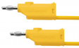 MFK 20 / 2,5 / 100 / GE Test lead diam. 4 mm yellow 100 cm CAT I