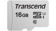 TS16GUSD300S Memory Card, microSDHC, 16GB, 95MB/s, 10MB/s