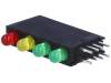 L-934SB/1I1Y2GD LED; в корпусе; Кол-во диод:4; 3мм; THT; 10-25мкд; 12-30мкд; 40°