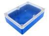 Z74H BLUE Корпус: универсальный; Х:126мм; Y:176мм; Z:57,4мм; ABS; синий; IP65