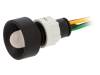 LRGY-D10-24AC/DCWK, Индикат.лампа: LED; вогнутый; 24ВDC; 24ВAC; Отв: O13мм; IP40, POLAM-ELTA