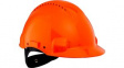 G30NUO Ventilated Safety Hard Hat with Uvicator and Ratchet ABS Adjustable Orange