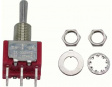 RND 210-00433 Miniature Toggle Switch, On-Off-On, Soldering Lugs