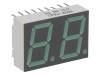 HDSP-5621, Дисплей: LED; 7-сегментный; 14,22мм; зеленый; 0,9-2,5мкд; анод, Broadcom (Avago)