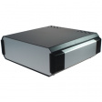 CDIC00002 110 Series Desktop Enclosure, 222 x 205 x 70 mm, Silver/Anth