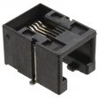 85502-5007 Гнездо; RJ12; PIN:6; Кат:3; с низкми профилем; позолота; SMT