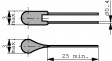 B59008-C80-A40 PTC-резистор с выводами 80 Ω 80 °C