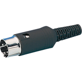46000-4, Cable Connector Black, 4 Poles, Sonion