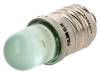 LG-E10-12AC/DC, Лампочка LED; зеленый; E10; 12ВDC; 12ВAC, POLAM-ELTA