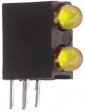 553-0133-200F PCB LED 3 mm round Yellow / Yellow standard