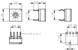 P60ATHR 701 Switch Connection straight, cross-recessed Through Hole THT