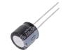 URZ1E221MPD Конденсатор: электролитический; THT; 220мкФ; 25ВDC; O10x9мм; ±20%