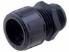 55502472, Концевой разъем прямой; полиамид; черный; 12мм; IP65, LAPP