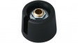 A3020639 Control knob with recess black 20 mm