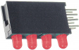 568-0101-111F PCB LED 3 mm round Red/Red/Red/Red standard
