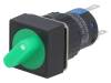 V16-11XAF-2-12G Переключатель: поворотный; Положения:2; SPDT; 3A/220ВAC; 2A/24ВDC