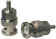 R191 209 000 Straight Adapter, SMB Plug - BNC Plug, 50Ohm