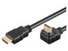 44906 Кабель; HDMI 1.4; вилка HDMI,вилка HDMI 90°; 0,5м; черный