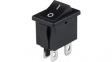 CWSB21AA2F Rocker switch, on-off, black, 6 A