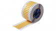 LSZH-125-2-YL-2 Heat-Shrinkable Label, 2:1, Polyolefin, 25 x 6.2mm, Yellow