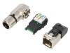 21700640 Вилка; RJ45; PIN:8; Кат:6a; экранированный; Конфиг.выводов:8p8c