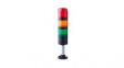 PC7-Q07 Pre-Assembled Signal Tower, Modul-Perfect 70, Red/Orange/Green, 24VAC / DC, Continuous/Flashing, Base Mount/Tube Mount