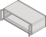 24571-741, Desktop Case 133 x 449 x 316 mm unshielded, Schroff