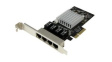 ST4000SPEXI PCI Express Gigabit Adapter Network Card, 4x RJ45 10/100/1000, PCI-E x4