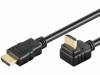 HDMI.HE080.050, Кабель; HDMI 1.4; вилка HDMI, вилка HDMI 270°; 5м; черный, Goobay